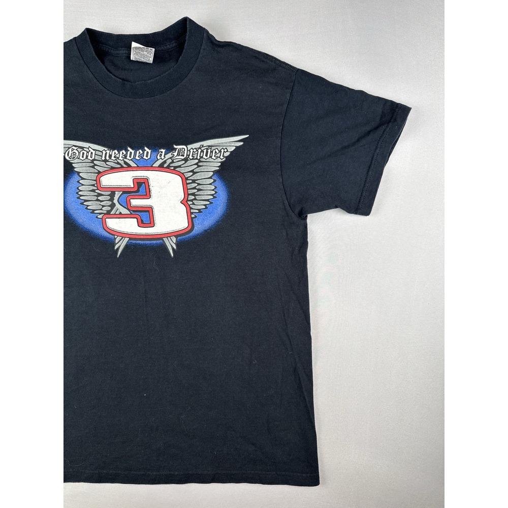 Vintage Dale Earnhardt #3 God Needed A Driver Memorial NASCAR T Shirt Large - Picture 5 of 10